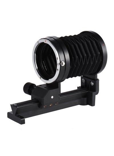 Buy Macro Extension Bellows For Canon EOS EF Mount Camera 5DIII 70D 700D 1100D DSLR, D3915 Black in UAE