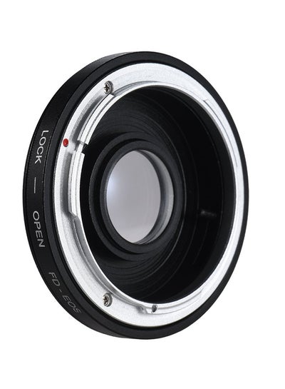 Buy FD-EOS Lens Mount Adapter Camera Lens Adapter Ring Black in Saudi Arabia