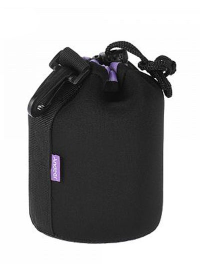 Buy Water-Resistant Protective Bag Case For DSLR Lens Black in Saudi Arabia