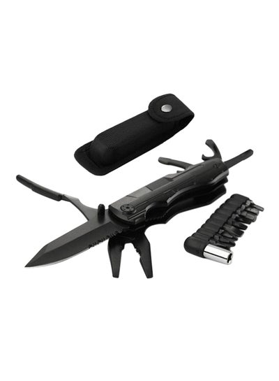 Buy Multifunctional Folding Knife Black in Saudi Arabia