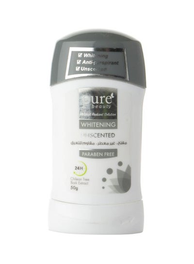 Buy Whitening Anti-Perspirant Stick - Unscented White 50grams in Saudi Arabia