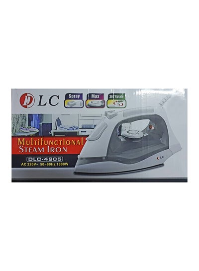 Buy Multi Functional Steam Iron 1800.0 W DLC-4905 Gray/White in Saudi Arabia