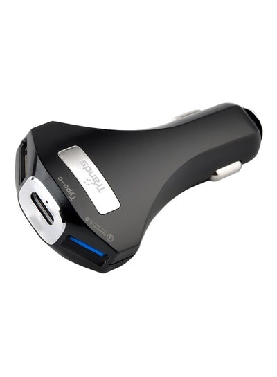 Buy Type-C Car Charger Black in UAE