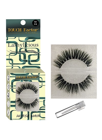 Buy Horse Hair Eyelashes With Lash Adhesive Tf-08 in UAE