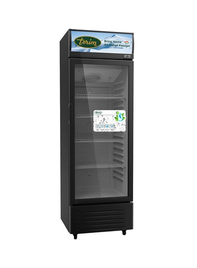Buy Glass Door Bottle Cooler 400L TERSC400W Black in UAE