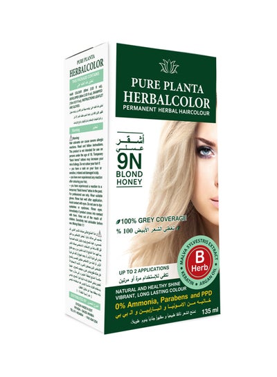 اشتري صبغة الشعر الدائمة من الأعشاب 9N Blond Honey 135 مل في السعودية