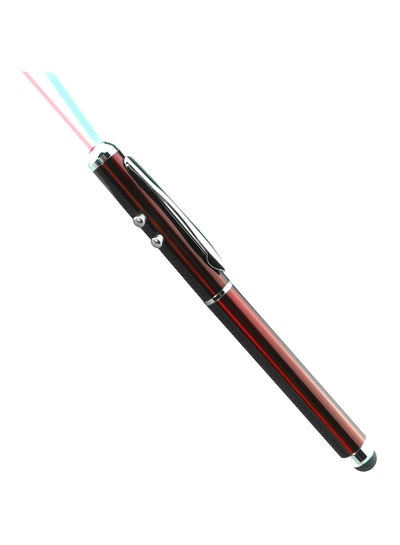 Buy 3-In-1 LED Touchscreen Stylus With Laser Pointer Red in UAE