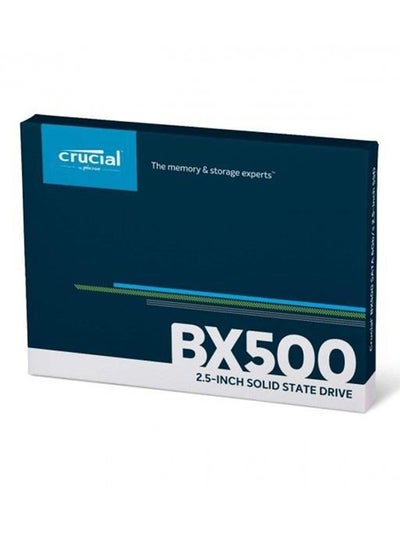 اشتري محرك أقراص SSD من نوع 3D ناند بسعة 2 تيرابايت وبمنفذ ساتا مقاس 2.5 بوصة، طراز BX500 متعدد الألوان في الامارات