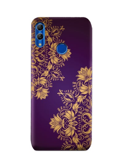 Buy Floral Mandala Pattern Protective Case Cover For Honor 10 Lite Purple/Gold in UAE