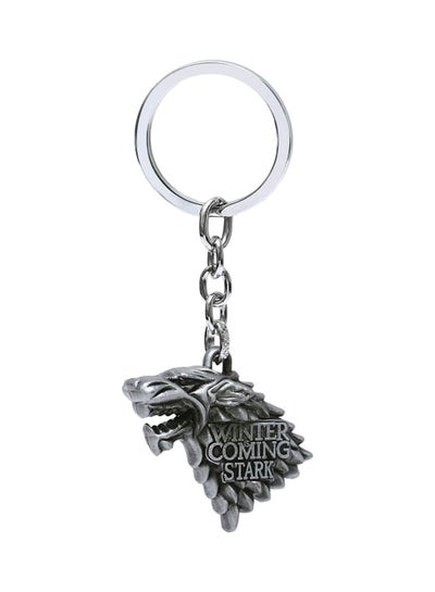 Buy Game Of Thrones Keychain Silver in UAE