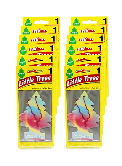 Buy 12-Piece Card Air Freshener - Cotton in UAE