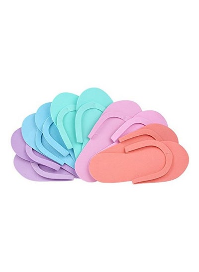 اشتري 5-Pairs Disposable Slippers متعدد الألوان 10.2 بوصة في الامارات