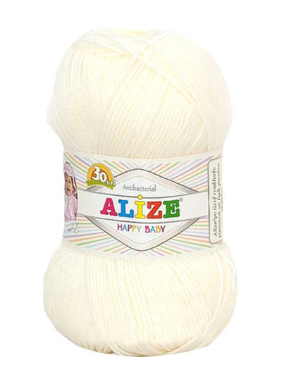 Buy Happy Baby Hand Knitting Yarn Light Cream 100grams in Egypt