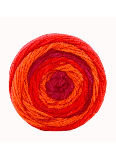 Buy Sweet Roll Hand Knitting Yarn 1047-09 Wild Cherry Swirl 140grams in UAE