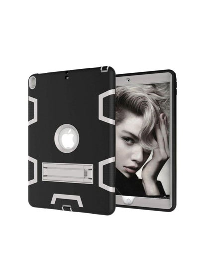 Buy Shockproof Case Cover With Kickstand For Apple iPad Pro 10.5 Inch (2017) Black/Grey in UAE