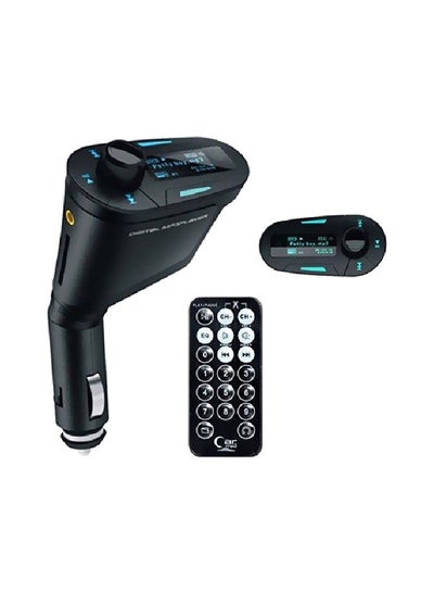 Buy Bluetooth FM Transmitter Radio Adapter With LCD Remote Control in Saudi Arabia