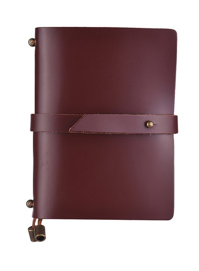 اشتري Portable Travel Journal Diary Leather Writing Notebook في الامارات