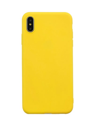 Buy Protective Case Cover For Apple iPhone X Yellow in Saudi Arabia