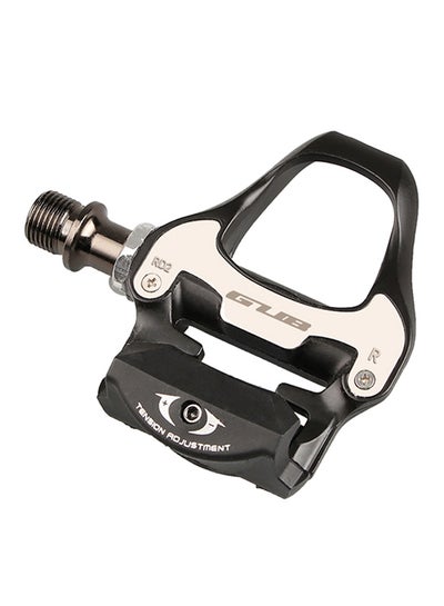 Buy Road Bike Self-locking Lightweight Aluminum Alloy CR-MO Cycling Pedals in UAE