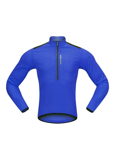 Buy Half-Zip Bike Riding Long Sleeve Shirt in UAE