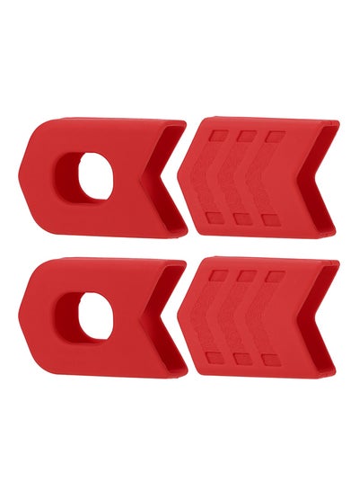 اشتري 4Pcs Crank Protective Sleeves Bicycle Crankset Protector في الامارات