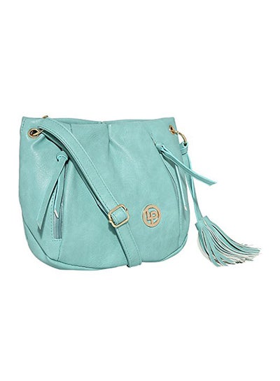 Buy Polyester Blend Crossbody Bag LWSL00216 Blue in Saudi Arabia