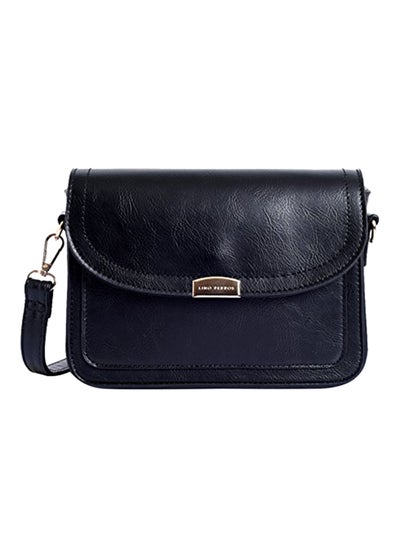 Buy Polyester Blend Crossbody Bag LWSL00337BLACK Black in Saudi Arabia