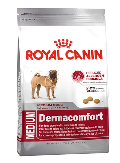 Buy Health Nutrition Medium Dermacomfort Dog Food Brown 3kg in UAE