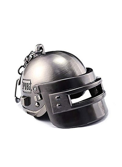 Buy Kirsite Pubg Helmet Keychain Grey in UAE