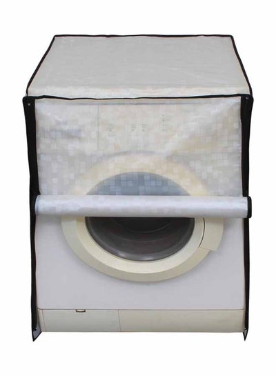 Front Loading Washing Machine Cover Off White 60.96x86.36x53