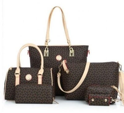 Buy 6-Piece Handbag Set Multicolour in UAE