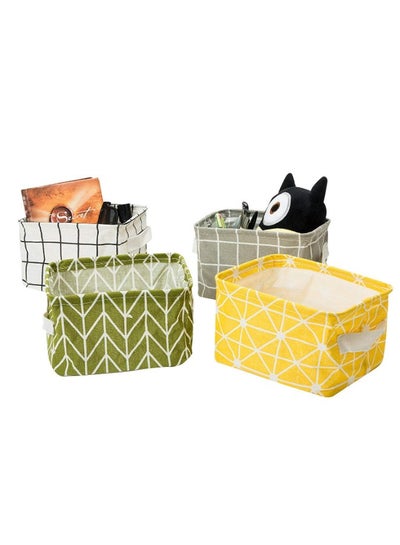 Buy 4-Piece Collapsible Mini Storage Basket Set in Egypt