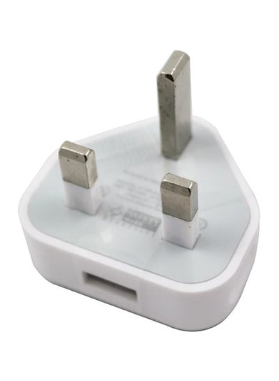 Buy One USB Port Wall Charger White in Saudi Arabia