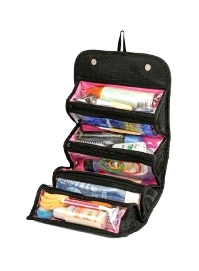 Buy Cosmetic Bag Black/Pink/Clear in Egypt