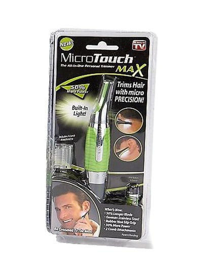 Buy Micro Touch Max Hair Remover Green/Silver/Black in UAE