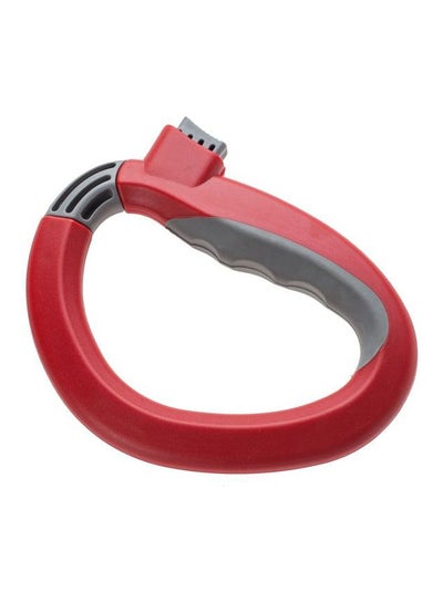 Buy Grocery Bag Grip Holder Red/Grey 6.5x5.31x0.79inch in UAE