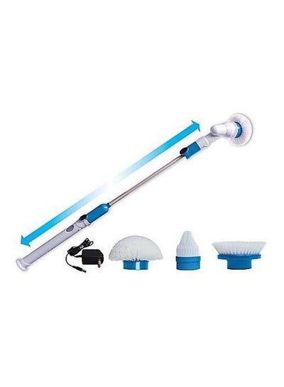 Buy Spin Scrubber With Multiple Tools White/Blue/Black in UAE