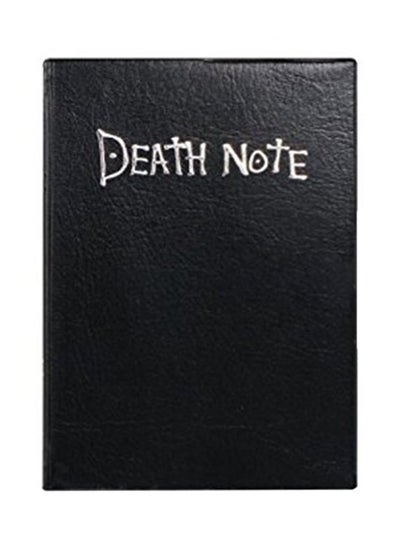 اشتري دفتر ملاحظات مسطر مكتوب عليه عبارة Death Note أسود في السعودية