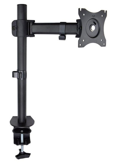 Buy Single Monitor Adjustable Table Mount For Below 32 Inch Black in UAE