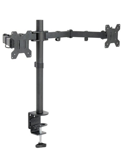 Buy Dual Monitor Fully Adjustable Arms Mount Black in Egypt