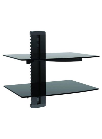 اشتري Glass Shelf Wall Mount Bracket TMWM-2421 أسود في الامارات