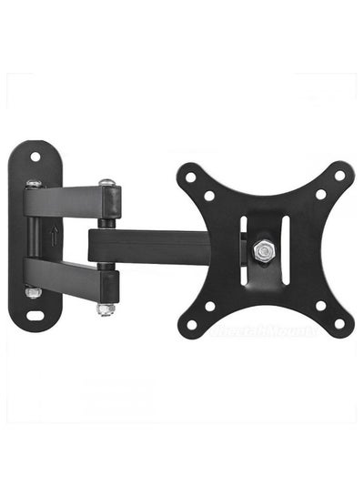 Buy TV Swivel Tilt Bracket Wall Mount Black in UAE