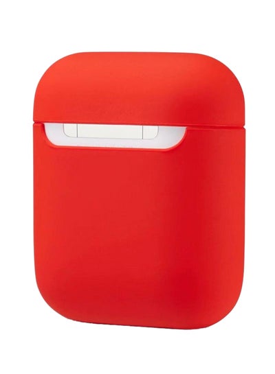 Buy Protecting Case Cover For Apple AirPods Red in Egypt