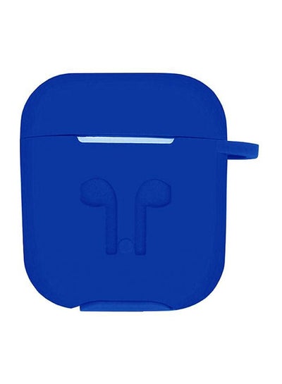 Buy Protective Case Cover For Apple AirPods Blue in Saudi Arabia