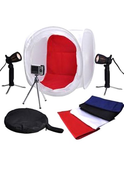 Buy Shooting Tent Box And Studio Kit With Light/Tripod Black in Saudi Arabia