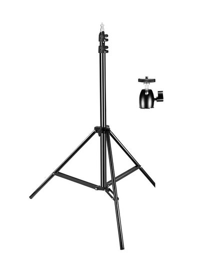 Buy Adjustable Light Stand With 1/4-inch Screw Tripod For HTC Vive VR, Video, Portrait And Product Photography Black in Saudi Arabia