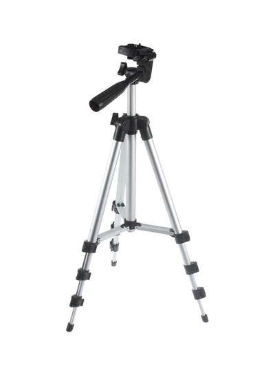 Buy 3110 Retractable Portable Tripod White/Black in UAE