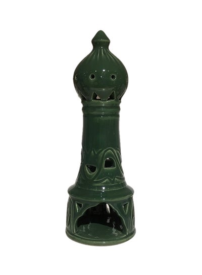 اشتري Plant Engraved Minaret Dark Green 20centimeter في السعودية