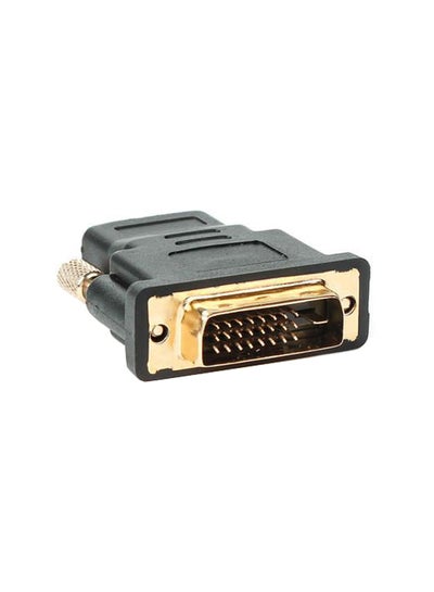 Buy Gag DVI 24 1 (DVI-D) Male to HDMI Female Adapter black in Saudi Arabia