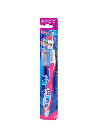 اشتري Dual Flexitip Toothbrush 591 وردي/أبيض/ أزرق في الامارات